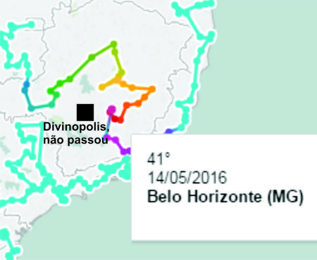 mapa - tocha